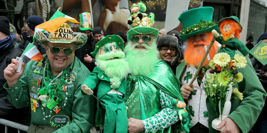 St. Patrick's Day celebration at Harbourlights in Noordwijk. The venue is adorned with festive green decorations, and patrons enjoy the lively atmosphere. People gather to celebrate the occasion, wearing green attire and festive accessories. The ambiance is filled with laughter, music, and the clinking of glasses as guests enjoy traditional Irish food and drinks. This vibrant scene captures the spirit of St. Patrick's Day festivities at Harbourlights in Noordwijk.